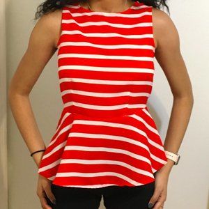 Red Stripped Blouse